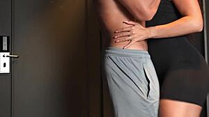 fresh meat at the gym, gotta fuck that bubble butt fit girl