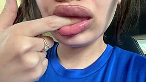 Latina babe spits in mouth with awesome kinky flair