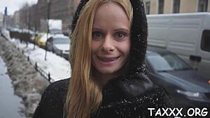 hardcore testing of a legal age teen with tight pussy and blowjob