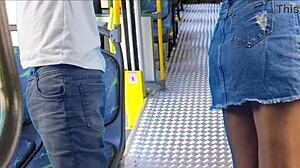 Young Japanese Student Groped and Fucked on Public Bus