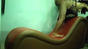 Myanmar cheating wife gets bent over on sofa for hot action! 🔥