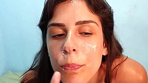 what’s hotter than Julia Goddess swallowing cum in this wild compilation?