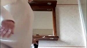 Fucking While Putting On Makeup With Big Tits Exposed