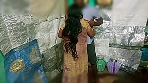 Indian Village Student Has Hardcore Sex with Aunty in Bedroom