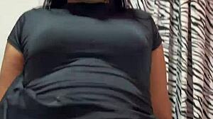 mi cuñada llega de una fiesta con su vestido sexy con ganas de coger