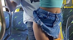 Young Japanese Student Groped and Fucked on Public Bus
