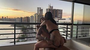 I rode him good till he cummed all - sunset makes it hotter