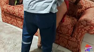 Novinho Saiu Do Trabalho Para Me Fuder Na Sala Da Casa Da Minha Sogra 😘