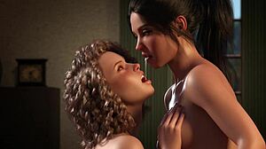 Teens compete in sucking monster cock, one wins cum in mouth