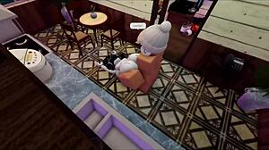 wife makes me a meal so i gave her my cock