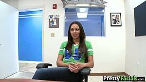 Bethany Benz feels the overwhelming facial cumshot