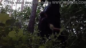 I fuck my stepsister in the mouth in the woods so her boyfriend doesnt catch us