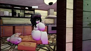 wife makes me a meal so i gave her my cock