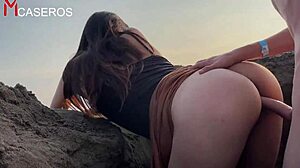 Sex on the Beach with Stranger Asking for Public Fun
