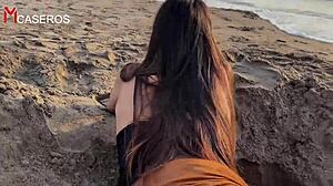 Sex on the Beach with Stranger Asking for Public Fun