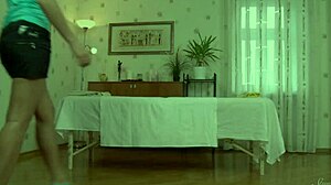 young ivanna drains masseur's monster cock during wet rubdown session