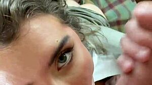 Canadian Blonde Eden Ivy Mouth Fuck And Sloppy Deepthroat POV Cum Shot!