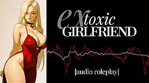Toxic ex girlfriend moans during erotic fucking and dirty talk roleplay