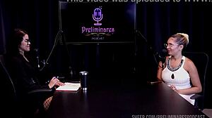 Best Moments of Barbara Sol on Preliminares Podcast with Bia Hot - Part 3 on Sheer Red