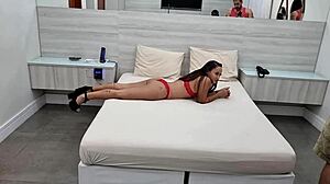 Behind Scenes: Pricilla Diabinha Screams During Rough Interracial Fuck