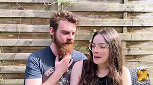 Katerina, Petite French Beauty, Enjoys Foursome with Big Tits