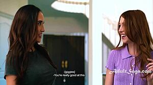 Milf Fucks the Neighbors Girl - Chloe Amour Myra Moans