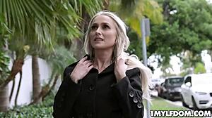 Blonde Milf Mysha Mynx Gets A Hard Face Fuck From The Aggressive Stud