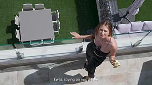 Why did my brunette neighbor invite me for cowgirl creampie?