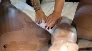 Queeniegee says, 'Teach me a lesson with your big cock in doggystyle.'