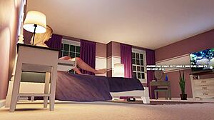 i go to house party with blonde katherine for a casual lesbian encounter