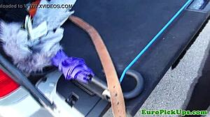 Picked up a cute babe and paid her for tight anal action