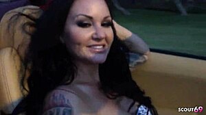 i pick up curvy inked maci maquire for cheatin fuck, her big ass ridin me