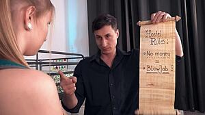 Cherry Kiss and Amirah Adara in group anal fingering and gaping scene.