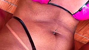 Check out this hot teen in a tiny string bikini, she's so sexy and ready for some fun.