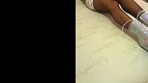 Total silver and fishnet pantyhose