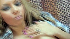 Lesbian Love Between Janessa Jordan and Her Friend with Tattoos and Red Hair Using Sex Toys