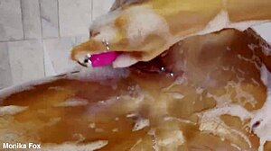 Hey, Monika Fox Really Enjoys Fucking Her Pussy with Huge Dildos and Toys