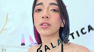 Bruno breaks Luna Galactica's little ass first anal!