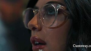 scarlett mae and chanel camryn lick pussy by piano