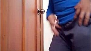 Real nurse shows her special hospital practice to the patient