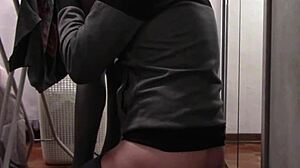 Latina Milf with Beautiful Legs Gets Touched and Fucked in Pantyhose