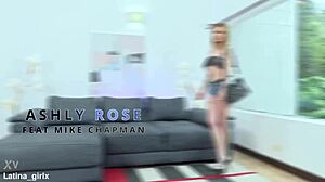 Latina In Lingerie Gets Rough Anal Finger Fuck And Cumshot