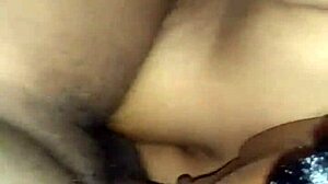 Bb w gives sloppy head and swallows cum from big cock