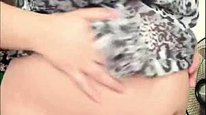 Hairy and Horny Pregnant Arab Wife Discovers Wild Solo Desire in Video