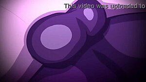 Princess Bubblegum engages in threesome with futanari, getting blowjob and cum on big tits