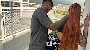 Muscular coach fucks his student outdoors 😏