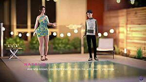 big ass stepsister craves sex with stepbro in 3d hentai bukkake outfit