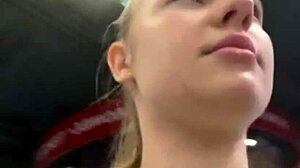 Wow! Creampie Pussy Squirts During Public Fingering!