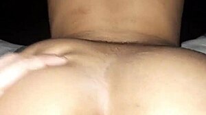 Real Bisexual Sex with My Latina Girlfriend at Her Stepmother's House.