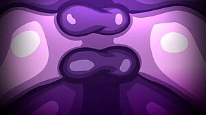 Princess Bubblegum engages in threesome with futanari, getting blowjob and cum on big tits